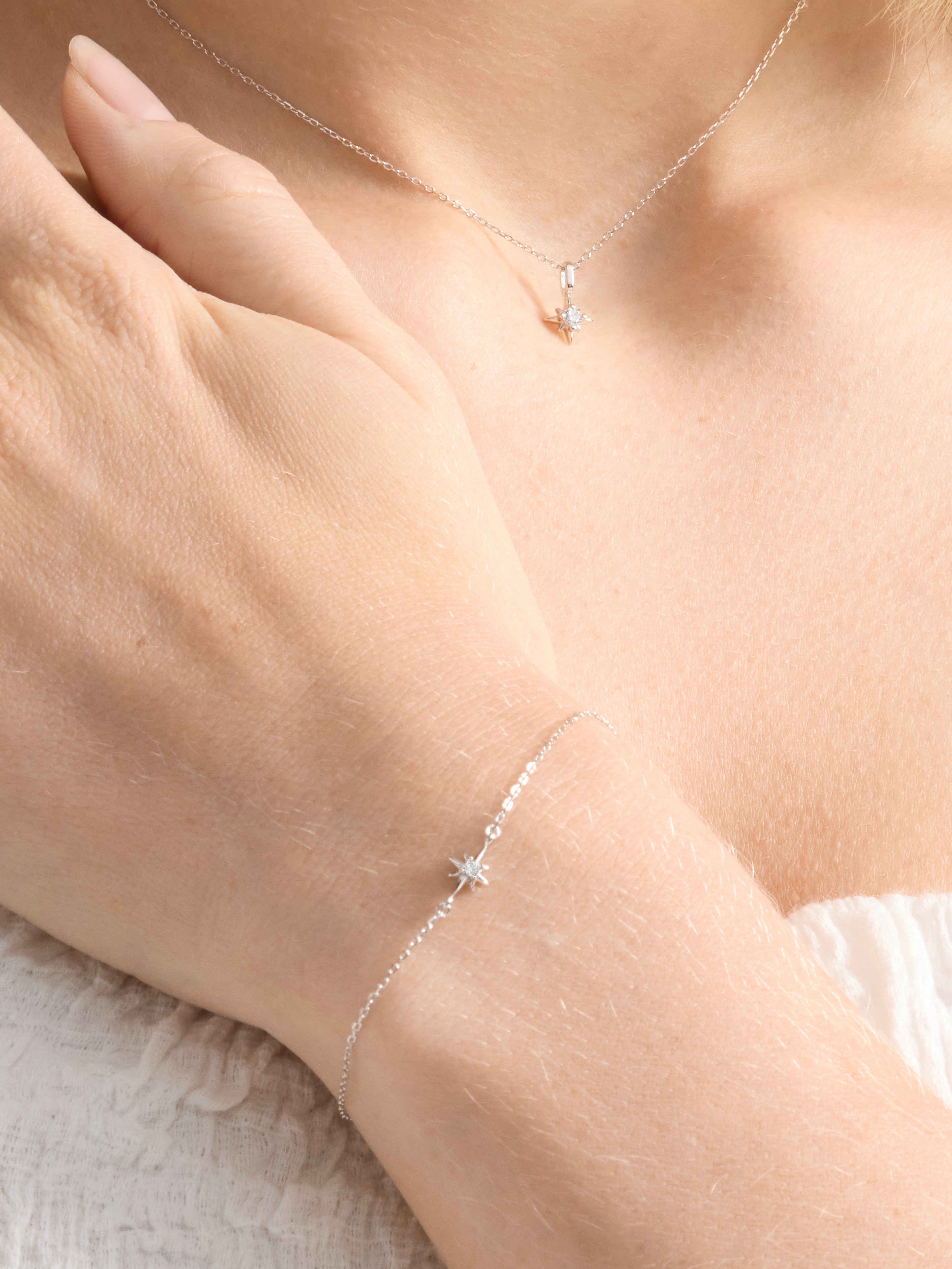 Silver Lucky Star Bracelet