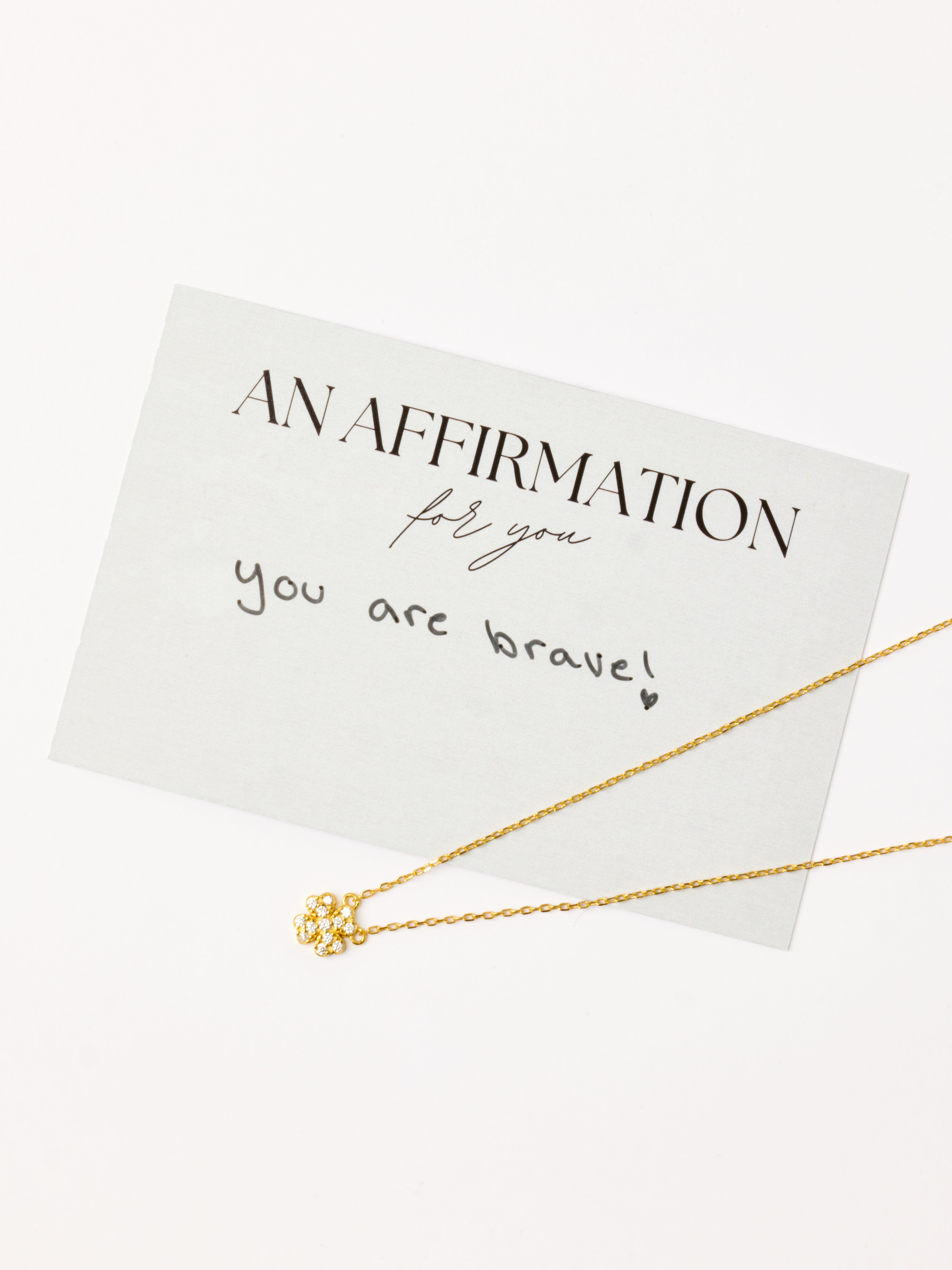 Gold Four-Leaf Clover Necklace