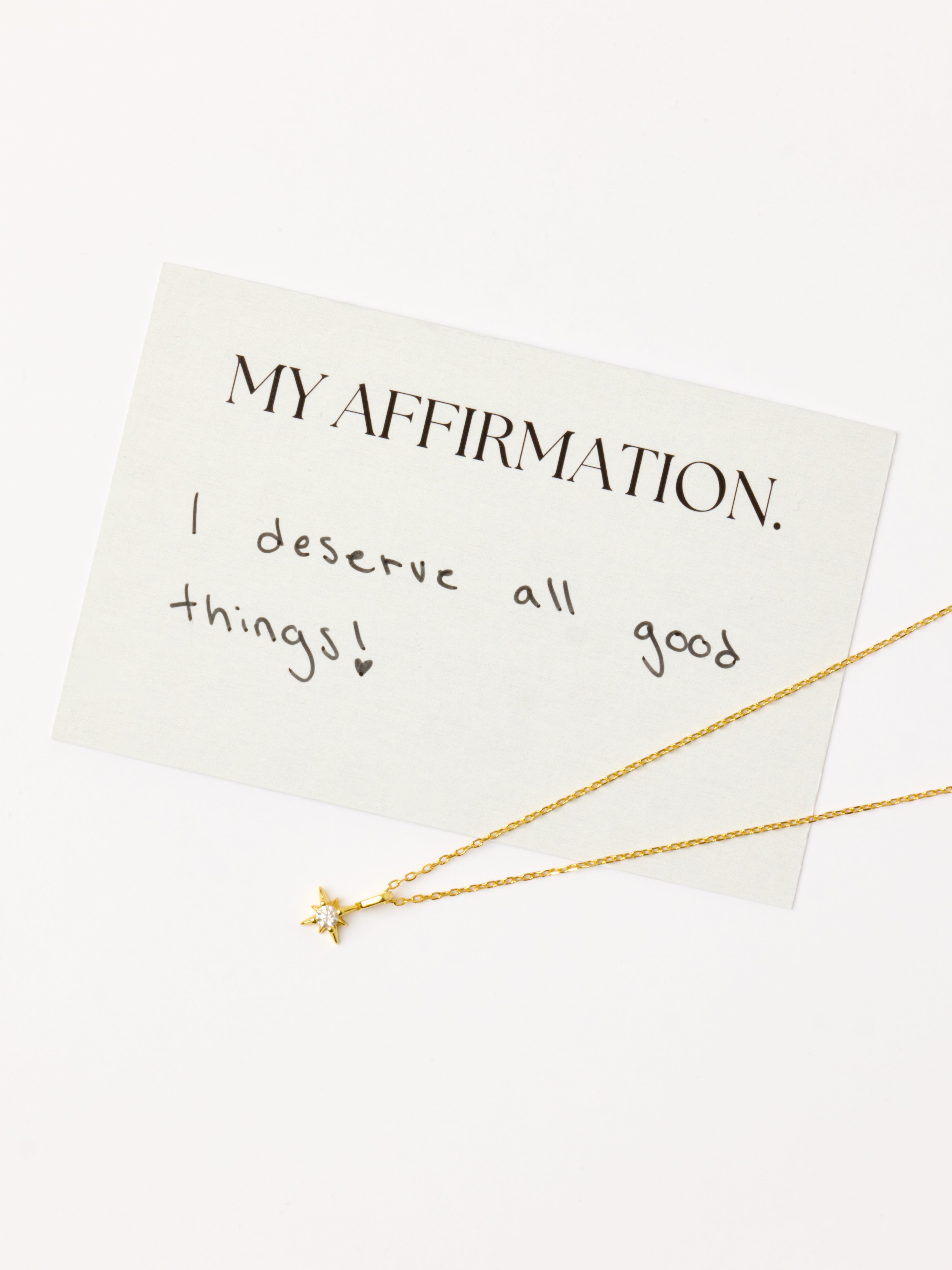 Gold Lucky Star Necklace