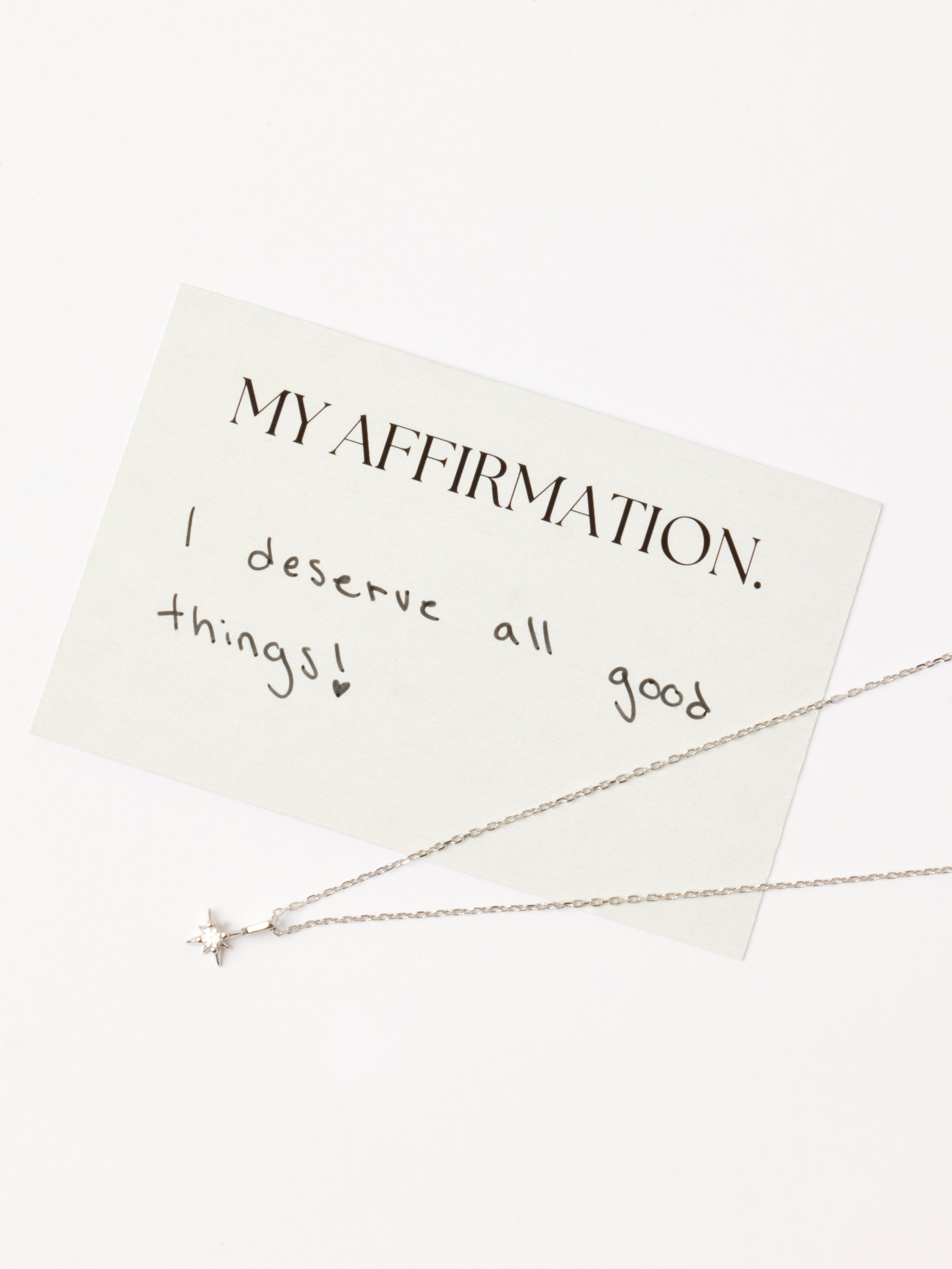 Silver Lucky Star Necklace