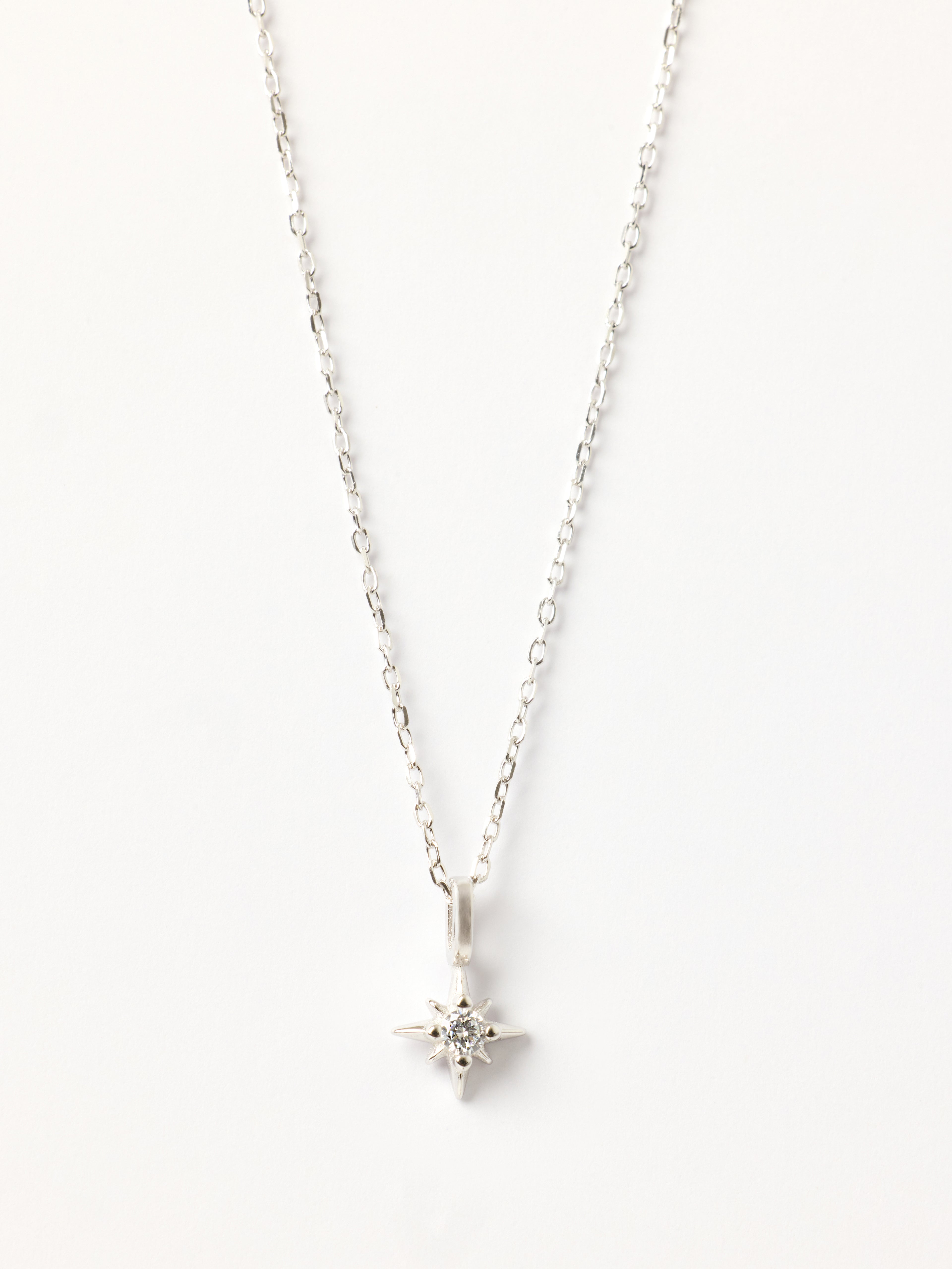 Silver Lucky Star Necklace